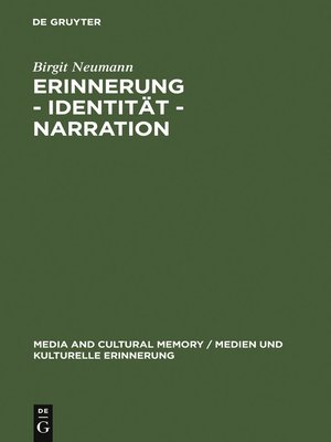 cover image of Erinnerung – Identität – Narration
